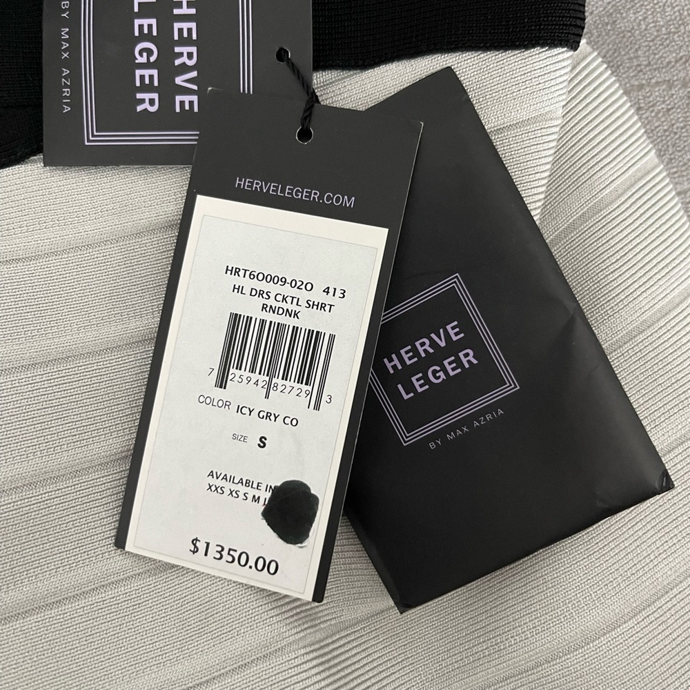 Herve Leger Nerves of Steel Bandage Dress side S - Picture 7 of 9